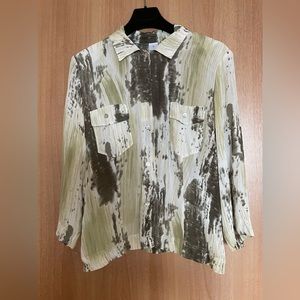 Duo - button down blouse - medium